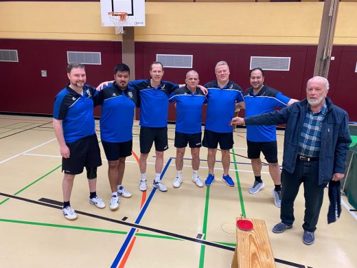 1. TT Mannschaft vor dem Spiel in Nussdorf