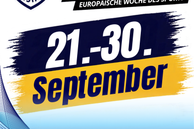 Titelbild Europäische Woche des Sports beim TV Sersheim, vom 21. bis 30. September.
